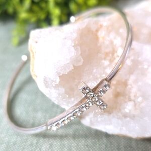 SILPADA Sterling Silver Cross Cuff Bracelet
